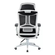 Silla De Oficina Ergonómica Blanca Reclinable 