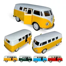 Kombi Realista Em Miniatura Carrinho De Coleção Com Fricção