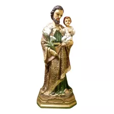 San José, Figura De Resina, 40cm X 16.5cm X 15.5cm