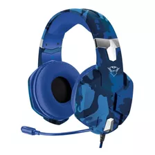 Headset Gamer Trust Gxt 322b Carus Azul Ps4 Ps5 Pc Nfe