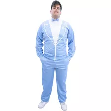 Sudadera Y Pants Deportivos Tuxedo Clasico Azul