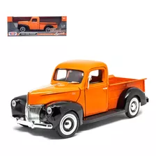 Miniatura De Carro Pick-up Ford 1940 1/18 Motormax