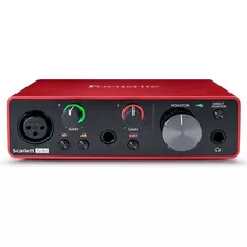 Placa Usb Focusrite Scarlett Solo 3era Generacion Premium