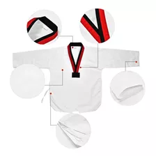 Completo Algodón Taekwondo Uniforme Sportwear Karate Disfraz