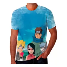 Camiseta Camisa Anime Naruto Mangá Desenho Menino Tv R18