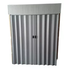 Puerta Plegable Pvc Cierre Central Fabrico A Medida 2x2.1