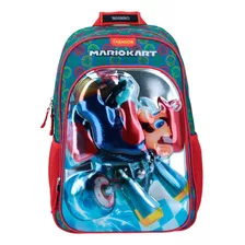 Mochila Chenson Mario Kart Azul Termoformado 8d Kair