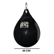 Costal De Agua Cleto Reyes En Pvc Negro/60kg/120lb/vacio Color Negro