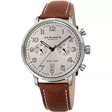 Reloj De Cuero Para Hombre Akribos Xxiv Ak1023 Reloj De Puls