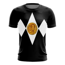 Playera Sublimada Power Ranger Negro