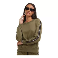 Blusa Moletom Feminina Brohood Verde Militar