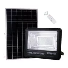 Reflector Led De 100w Con Panel Solar 8000 Lumens