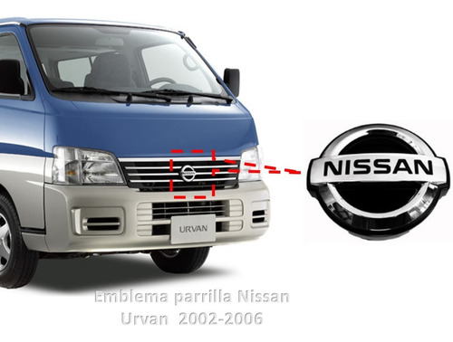 Emblema Nissan Urvan Parrilla 2002 2003 2004 2005 2006 Foto 3