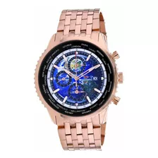 Reloj Hombre Seapro Sp7321 Cuarzo Pulso Oro Rosa En Acero