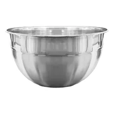 Kit 4 Tigela Bowl Aço Inox 18cm Fundo Multiuso Profissional