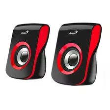 Genius Parlante 2.0 Sp-q180 6w Usb Rojo