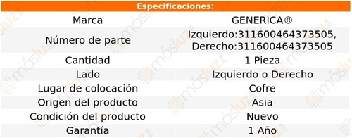 Amortiguador Cofre Izq O Der Dodge Dakota 05/11 Generica Foto 2