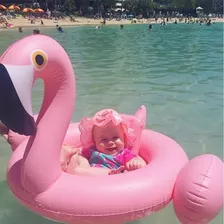 Boia Criança Infantil Flamingo Inflável Verão Piscina Farm
