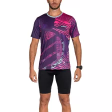 Camiseta Running Neo Esp Purpura Masc - 2022