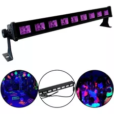 Ribalta 12 Led Luz Negra Ultravioleta Uv 65cm Balada Neon 110v/220v