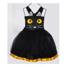 Vestido De Gato Con Tul Talles 4 Al 12