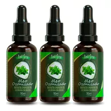 Óleo De Ozônio Menta Piperita Ozonizado C/ Girassol 3x30ml