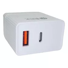 Cabezal De Pared Usb + Tipo C 5.8a Carga Rápida Marca Ibek