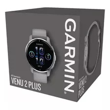 Relógio Gps Garmin Venu 2 Plus Prata Cinza Novo - Lacrado
