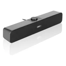 Mini Soundbar Som Potente Smart Tv Pc Notebook P2 6w 38cm