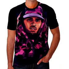 Camiseta Camisa Chris Brown Cantor Rapper Trap Sucesso 02