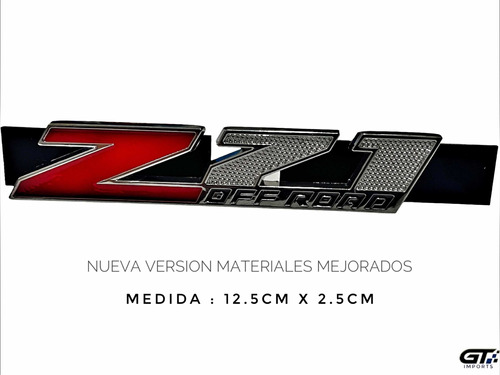 Emblema Z71 Parrilla Silverado Cheyenne Gmc Calidad Oem Foto 7