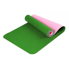 Mat Yoga Tpe Bicolor Pro 6mm Colchoneta Eco-friendly 