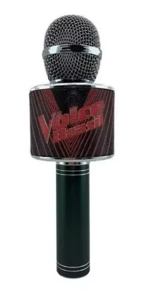 Microfone Karaokê The Voice Brasil Licenciado -cor Preta Cks
