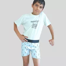 Boxer Niños, Estampados En Algodón Y Lycra, Pack X 4