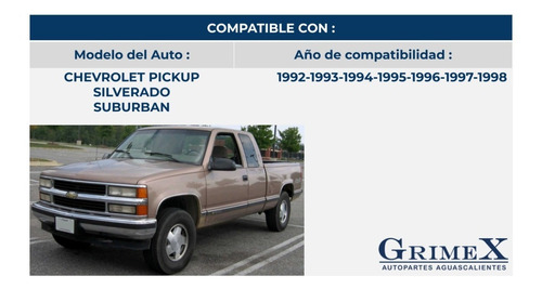 Espejo Chevrolet Pickup 1992-1993-94-95-96-1997-1998 Manual Foto 3