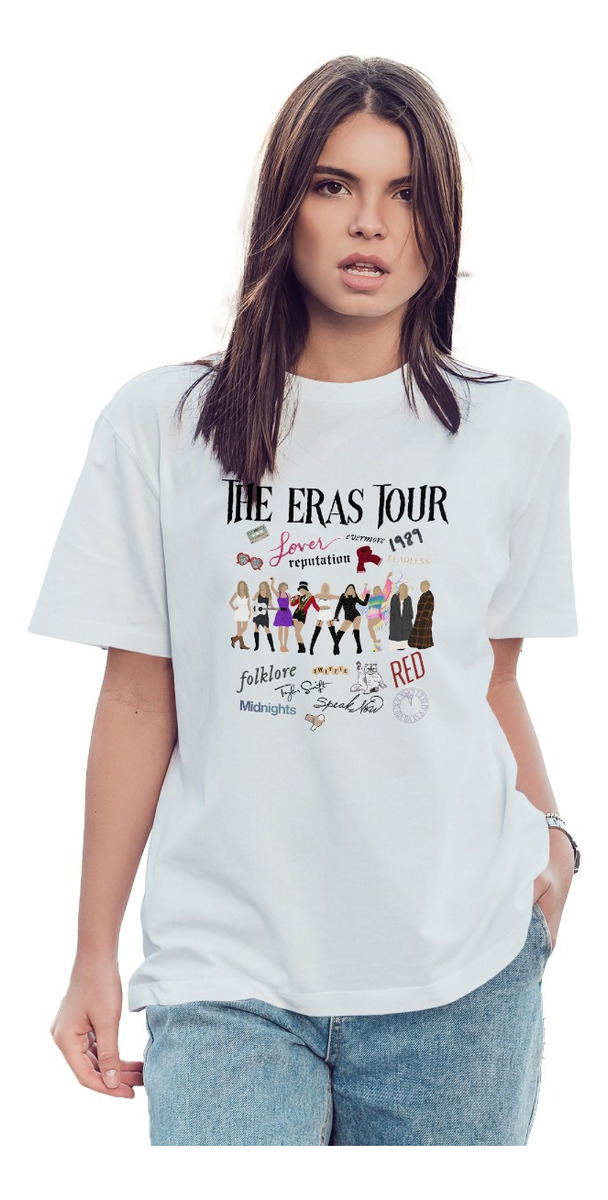 Remera Taylor Swift The Eras Tour 2023 Algodón