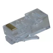 Conector Modular Plug 8x8 Rj45 Cat 6 Hikari Cj10 Peças