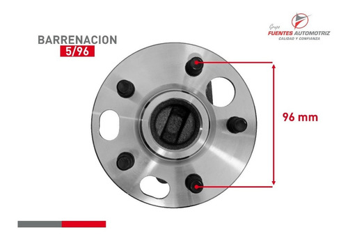 Jgo 2 Maza Rueda Tras Izq Der Buick Skylark 1980-1991 S/abs Foto 4