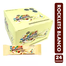 Chocolate Blanco Rocklets - Arcor (caja Con 24 Unidades)