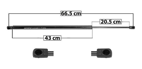 (1) Amortiguador 5a Puerta Izq O Der Hummer H2 02/09 Spart Foto 8