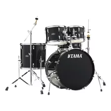 Bateria Acústica Tama Stagestar St52h4 Bns Negra + Bases