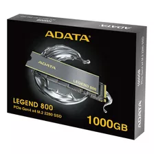 Ssd Adata Legend 800 1tb, M.2 2280, Pcie 4.0 Nvme