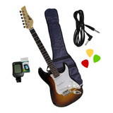 Guitarra ElÃ©ctrica Stratocaster Sunburst Egs 111 Accesorios