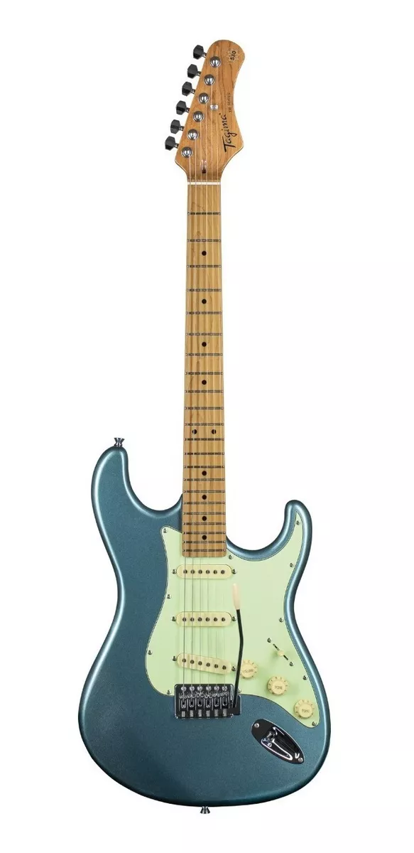 Guitarra Elétrica Tagima Tw Series Tg-530 De Tília Lake Placid Blue Com Diapasão De Bordo