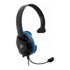 Audífonos Diadema Turtle Beach Alámb On Ear Recon Chat Ps4 Color Negro