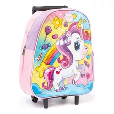 Mochila Con Carro Unicornio Filgo