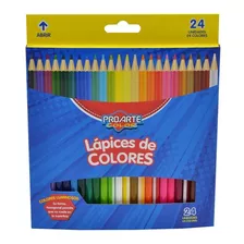 Lapices De Colores Proarte 24 Colores Luminosos