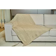 Manta Para Sofa Em Tricô Decorativa 150x90cm Tricot Luxo