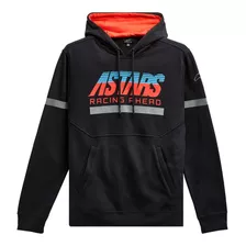 Moletom Alpinestars Club Hoodie Masculino Com Capuz Preto