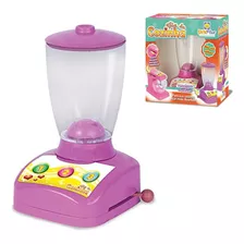 Liquidificador Brinquedo Cozinha Menina Rosa Gira Verdade 